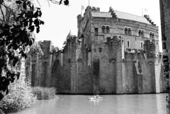 canoe and the castle