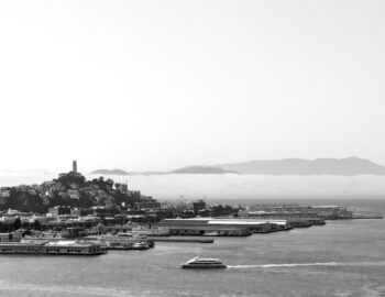 san francisco piers and the mist