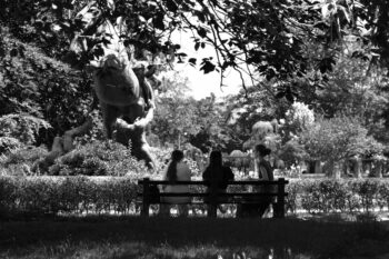 more girls on a bench
