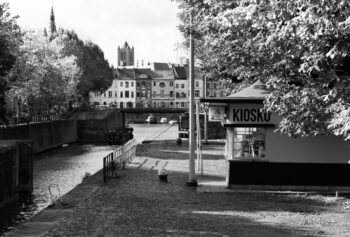 view of portus ganda in ghent