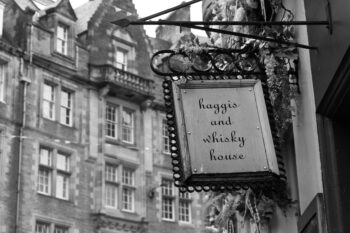 haggis and whisky