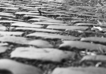 cobblestone road