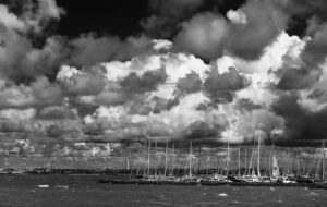 harbor on lake ijzel
