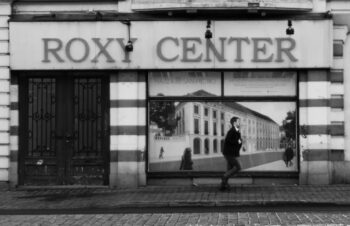 running past roxy